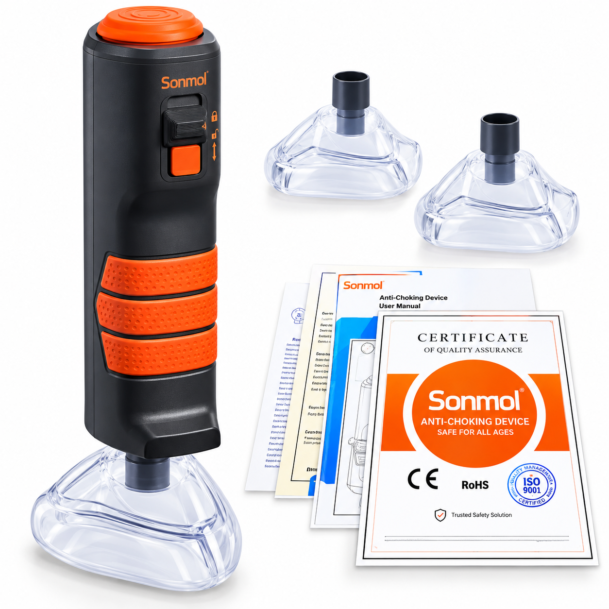 Original Sonmol Automatic Choking Rescue Device – Anti-Choking Emergency Suction Tool for Adults & Children